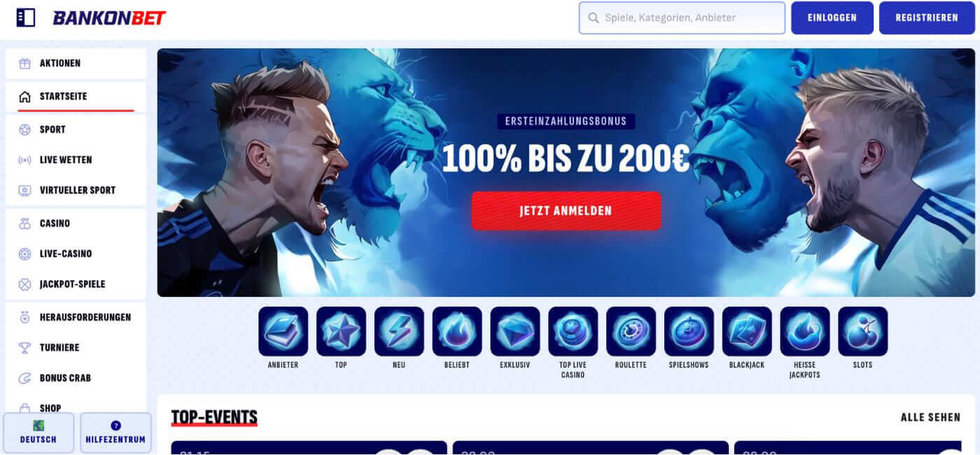 Bankonbet Wetten